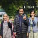 Aravind Kejriwal Voted along with his family
