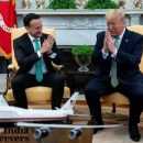 US president Donald Trump did namaste instead of Handshake