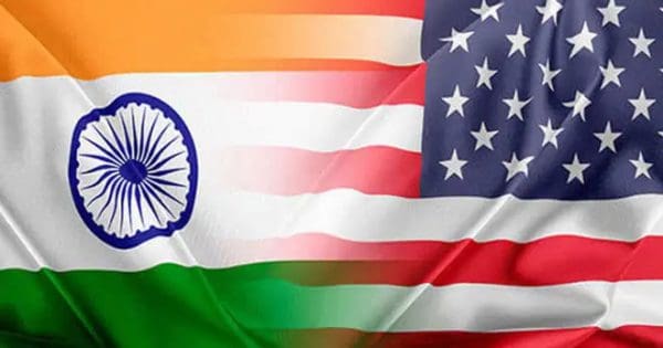 India and USA flag