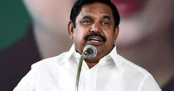 Tamilnadu CM Chief Minister Edapaddi Palanisami