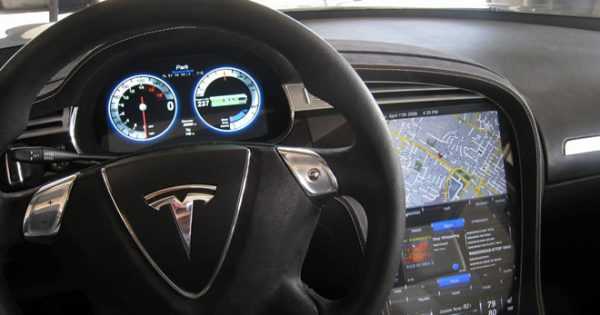 Elon Musk Tesla Car steering