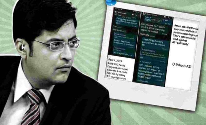 Arnab Goswami’s WhatsApp leaks