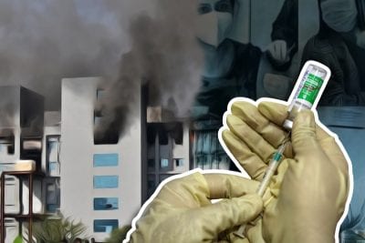 Serum Institute of India building catches fire