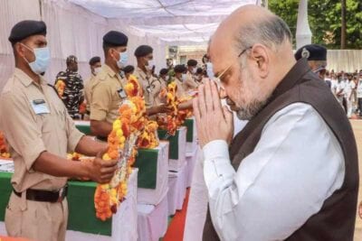 amit shah visits ground zero