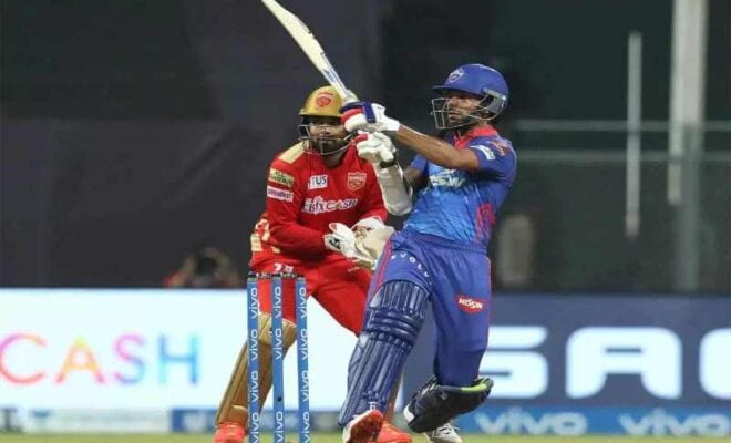 shikhar dhawan leads dc to victory