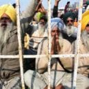 farmer unions join protesters at bathinda chandigarh highway