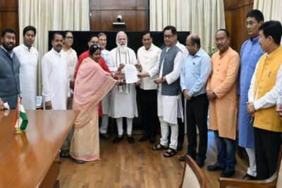 northeast bjp mps meet pm