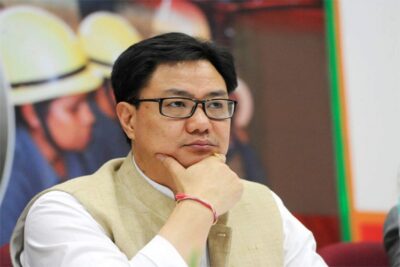 minister kiren rijiju applauded for happy feet amongst locals by pm