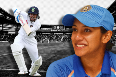 smriti mandhana scores her maiden 100 in pink ball format cricket