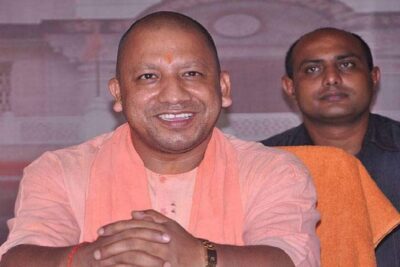 chief minister adityanath presents saffron partys political resolution