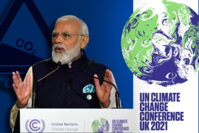 cop26 pm modi reveals indias bold pledge of net zero emissions by 2070