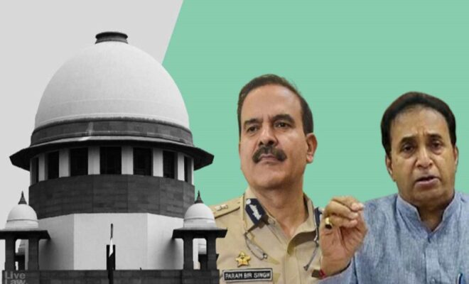 former mumbai commissioner in supreme court protection