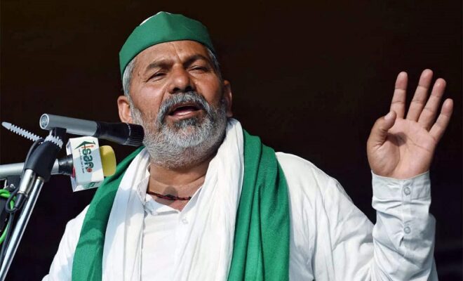 ghar wapsi declares rajesh tikait after 383 days of farmer protest