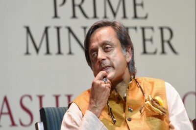 tharoor denies hosting sansad tv till suspension of 12 mps is cancelled