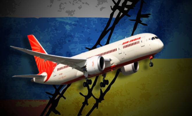 closed ukrainian airspace forces air india flights to return sans citizens