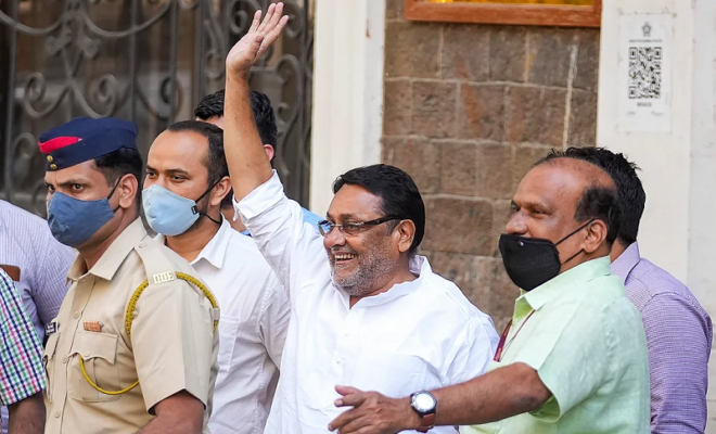 ed arrests nawab malik over connection with dawood ibrahims money laundering case