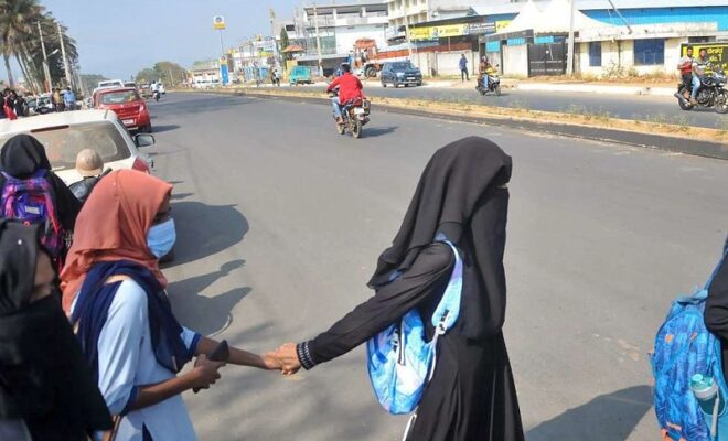 hijab controversy leads to educational institution shutdown in karnataka
