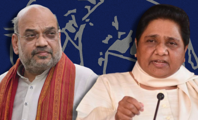 mutual admiration between mayawati home minister amit shah stir speculations amid crucial up polls