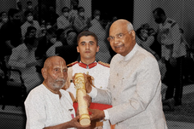 125 year old yoga guru receives padma shri pm modi bows down (2)