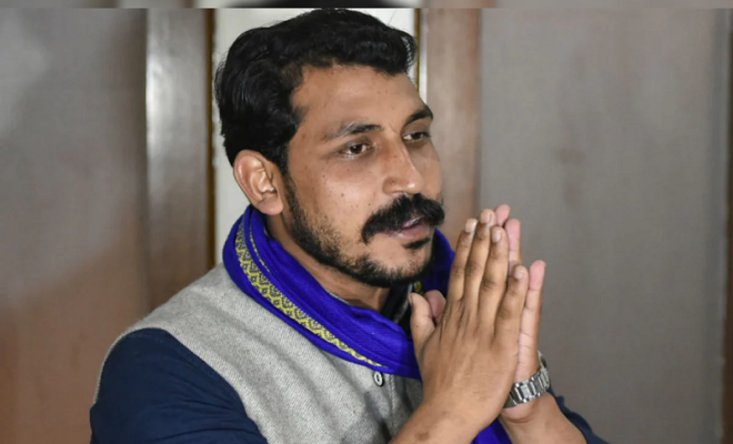 chandrashekhar azad attempts to rebrand his image as a dalit politician