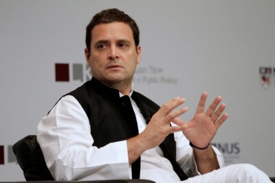 file photo: rahul gandhi speaks at an event in singapore
