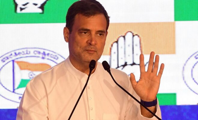 rahul gandhi slammed by bjp for making unsavory remark about dalits