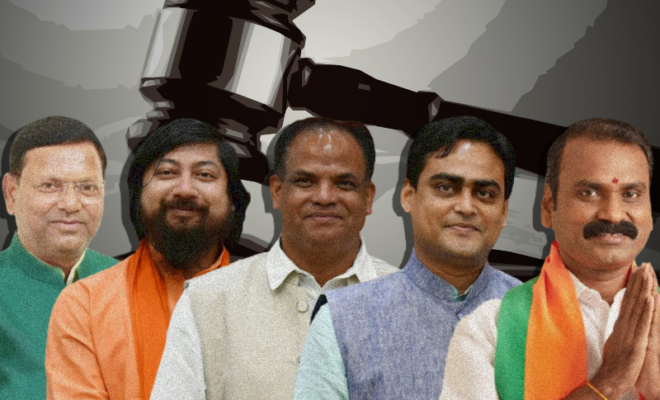 narendra modi cabinet who are the 5 ministers facing the most criminal cases