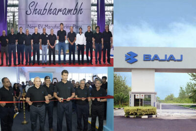 bajaj auto unveils new plant criticizes other ev startups