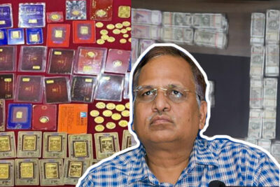 ed raids aap partys satyendra jain found 2 82 crore black money