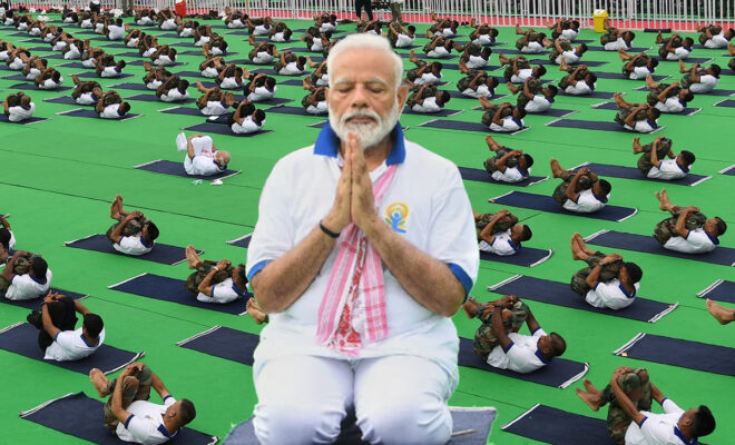 pm modi to lead international yoga day event at mysore palace