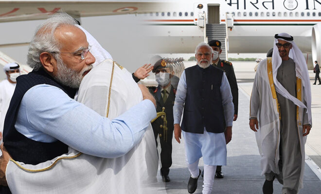 pm modi visits uae to strengthen bilateral relations