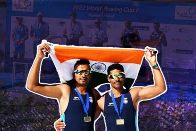 the duo of narayana kuldeep win bronze at world rowing cup 2