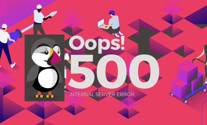 why several websites started showing error 500 suddenly
