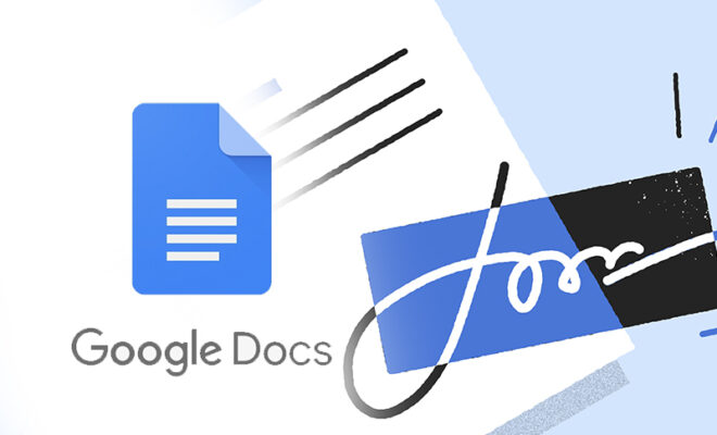 google docs will now support esignatures for online contracts