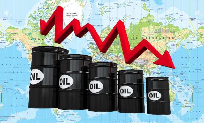 international oil price falls in the midst of global recession fear