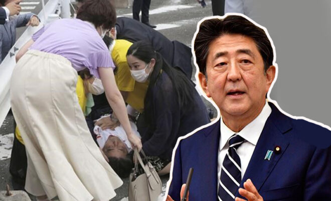 japan former pm shinzo abe apparently shot critical condition