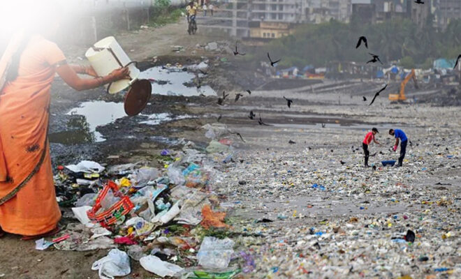 natures return gift for mankind 75 metric tonnes of garbage