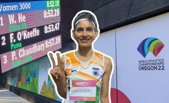 parul chaudhary breaks 6 yr old national record in w 3000m race