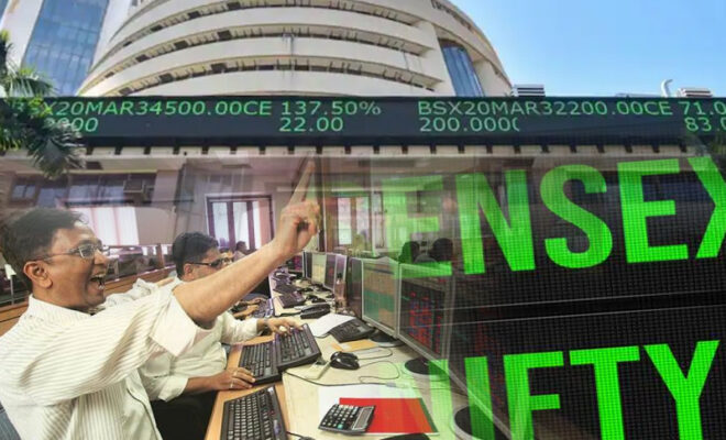 share market recovery sensex nifty closed in green marks