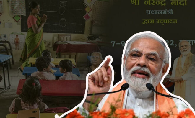 traditional british education system meant to produce servants pm modi