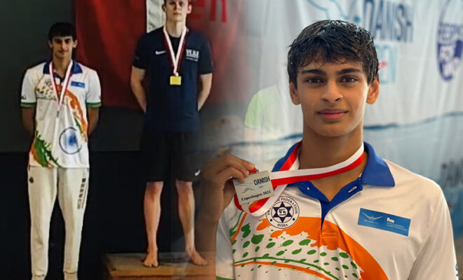 vedant madhavan breaks junior national record in swimming wins gold