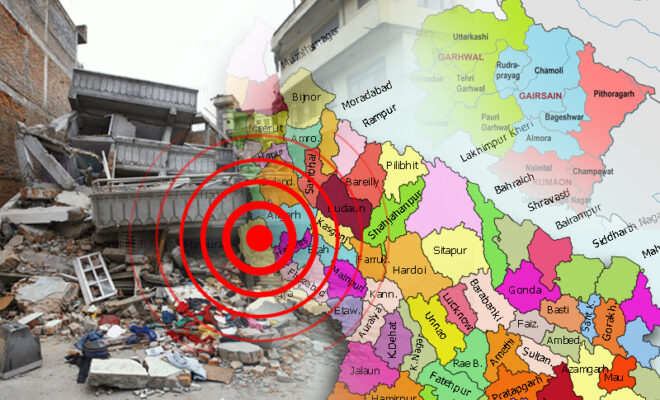 5.2 magnitude earthquake today hits up, uttarakhand and j&k