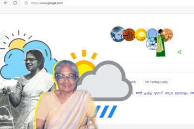 anna mani google honors ‘weather woman of india’ with doodle
