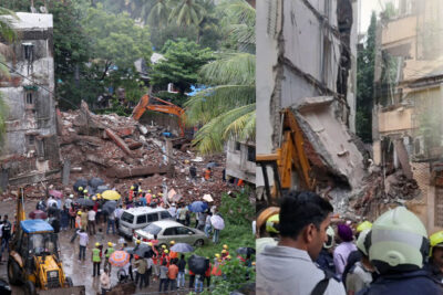 borivali building collapse 4 storey building collapses in mumbai