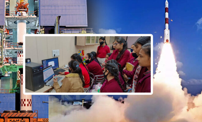 isro's smallest rocket to launch satellite built by 750 school girls