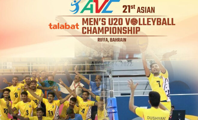 india acquires silver in the avc u20 championship 2022