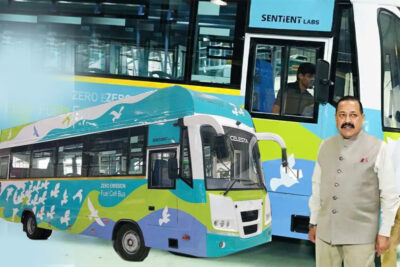 india’s first hydrogen fueled bus gets launched (made in india)