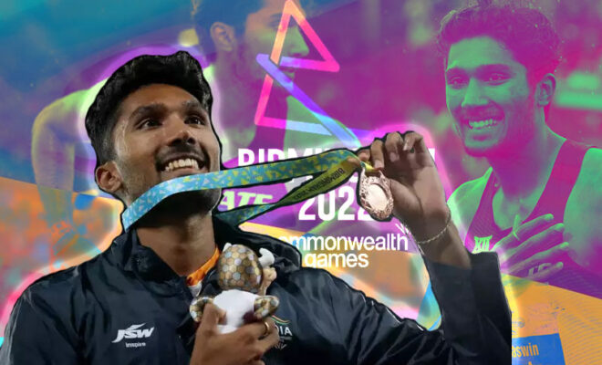 cwg 2022 tejaswin shankar won indias first medal in high jump