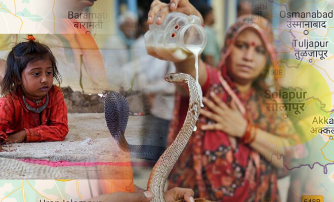 naga panchami 2022 a village with snakes in every house