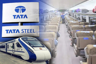 tata steel to make flight like seats for vande bharat trains